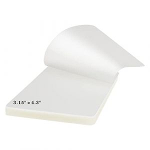 CANLENPK 9.5x13.5cm/3.7x5.3inch Pochettes Stratification Thermique,Feuilles Plastification Plastique Transparent,4 mil,Photo,Carte Papier Note, Badge Poches Plastification Carte Visite (100 PCS) (HappyLifeGoGo, neuf)