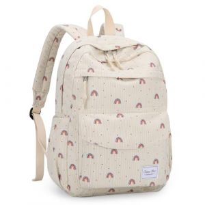 Chase Chic Sac &agrave; Dos Fille,Loisir &Eacute;tudiant Cartable L&eacute;ger Sac Ecole Fille Primaire Sacs D'&eacute;cole Scolaire pour Ado 7 &agrave; 18 Ans,Arc-en-ciel (Chase Chic, neuf)