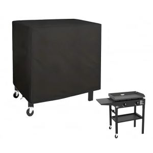 Azatemgo Housse Barbecue Exterieur en Tissu Oxford 420D Housse pour Barbecue Imperméable Anti-UV Anti-poussière Anti-Vent pour pour Keter Desserte Barbecue Unity（100×65×90CM） (Yidaboom, neuf)