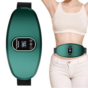 Yonuaret Massageur Abdominal Pour &Eacute;liminer La Graisse,Ceinture Vibrante Massante Pour Ventre Plat - Appareil de Stimulation Sans Fil &agrave; Niveaux R&eacute;glables Ceinture de Relaxation Br&ucirc;le Graisse pour Sport (zoncy, neuf)