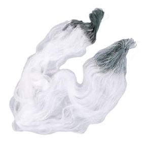 Filet de P&ecirc;che &agrave; Lancer &agrave; la Main Pi&egrave;ge &agrave; App&acirc;t Filet &agrave; Lancer de Poisson 3 Couches Trammel Network Outils de P&ecirc;che &agrave; la Carpe P&ecirc;che Cast Net 50m Longueur 1.5m Hauteur (4 Doigts) (Wustag, neuf)