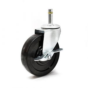 Wiltec Pièce détachée Roulette pivotante Ø 100 mm - pour Lève-panneaux, lève-plaques de plâtre XXL rouge - capacité de charge max. 68 kg - Hauteur 140-350 cm - Largeur max. 290 cm - Aide au montage (Wiltec Wildanger Technik GmbH, neuf)