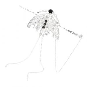 Healvian Épingle à cheveux barettes hair pin Accessoire de femme hair charms hair bow épingles à cheveux accessoires pour cheveux filles barette en alliage coiffure femme Silver (Le Sengyu, neuf)