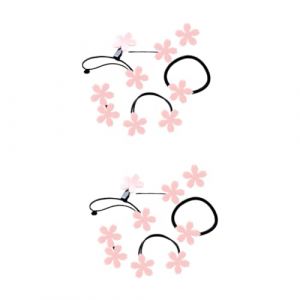 FRCOLOR 14 Pièces Ensemble Fleur Bandeau Fleur Simulation Bandeau Fleur Forme Cheveux Décoration Bandeau Pour Fille Bandeau De Cheveux (White Beach, neuf)