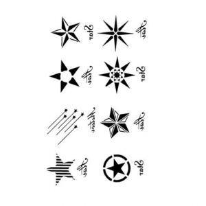 Autocollants de tatouage imperméables d'avion en papier autocollant de tatouage d'art corporel faux tatouage (10.5 * 6 cm)(006) (CAOHCTTDDHJ, neuf)