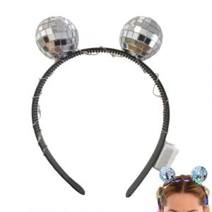 Bandeau De Boule Disco Lumineux &ndash; 1,57 Pouces Bandeau D'Halloween Boule Disco &Eacute;clair&eacute;e | Couvre-chef LED &Agrave; Piles Pour Femmes, Hommes Et, Fournitures De F&ecirc;te Sur Sc&egrave;ne D'halloween, Cosplay Du N (Lu Guardian, neuf)