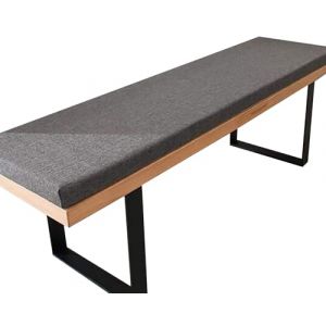 Coussin pour Banc de Jardin, Antidérapant Coussin de Siège en Mousse Épaisse avec Housse Amovible, Assise Coussin pour Banc de Mobilier Terrasse Balancelle Canapé Extérieur(G1,60x35x5cm Thick) (POSTTER SHOP, neuf)