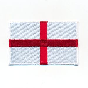 Écusson thermocollant drapeau de l'Angleterre de Birmingham - 40 x 25 mm - 1063 A (hegibaer, neuf)