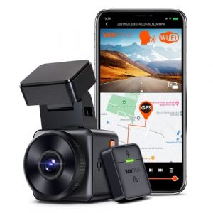 VANTRUE E1 2.7K Mini Dashcam Voiture WiFi GPS, 2.5K 1440P/60FPS Cam&eacute;ra Embarqu&eacute;e de Bord HDR, Contr&ocirc;le Vocale en Fran&ccedil;ais & Appli, 24H Mode Parking du Tampon, Vision Nocturne 1,54 Pouces 160&deg;Max 512Go (x-kom, neuf)