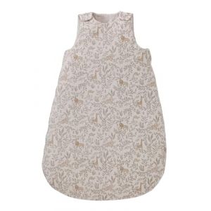 VERTBAUDET Gigoteuse sans Manches en Gaze de Coton Babylon Beige imprimé 6/18M (VERTBAUDET, neuf)