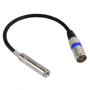 BosuLai Cable Xlr Jack 6.35, 30CM Adaptateur XLR M&acirc;le vers Jack 6.35mm St&eacute;r&eacute;o Femalle Audio Prise 3 Broches Connecteur C&acirc;ble, pour Hautparleur, Microphone, Amplificateur, Mixeur (TuXingMeiLing, neuf)