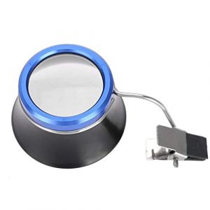FILFEEL Loupe Horloger, Loupe Bijoutier, 20X Loupe à Pince Loupe à Lunettes Portable Pince Loupe Horloger Loupe De Bijoutier Lunette Loupe Grossissante pour Diamants bijoutiers pièces de Monnaie (sunborui-EU, neuf)