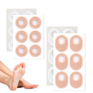 JUGUTA 24 Pi&egrave;ces Pansement Cors Aux Pieds, Pansement Verrue Plantaire, Corn Remover Protecteurs Anti-Friction R&eacute;duire Douleur Pied Et Talon Pour Callosit&eacute;s Orteils (ROXYROX FASHION, neuf)