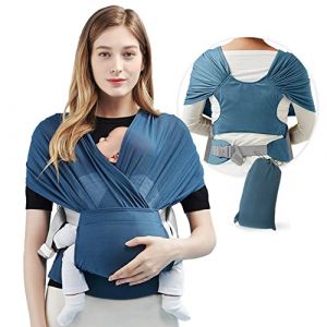 Écharpe De Portage, Respirant Kangourou Porte Bébé Koala Liste de Naissance-nouveau né à 15kg Ergonomique Echarpe Koala Naissance et Physiologique -bleu (YOPOIY-EU, neuf)
