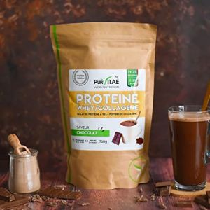 Prot&eacute;ine Whey Collag&egrave;ne - 95% d'Isolat de Whey + de 10g de pur Collag&egrave;ne | Fabriqu&eacute; en France | Muscles & Articulations. (Pur Vita&eacute; Wod Nutrition, neuf)