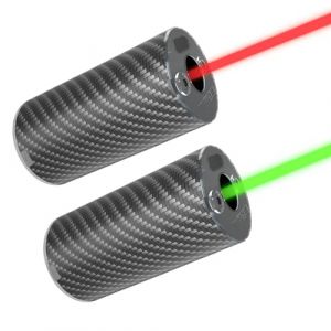 T238-Nano Airsoft Tracer, Traceur Mini en Fibre de Carbone avec Interface de Filetage 14 mm CCW, Adaptateur 14 mm CCW vers 11 mm CW, Connecteur de Charge Type-C (Nano R&G, Argent) (T238, neuf)