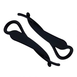 Pince &agrave; cheveux banane - Grande pince banane r&eacute;tro pour cheveux &eacute;pais - Forte adh&eacute;rence - Pince &agrave; cheveux flexible - Accessoire de cheveux banane classique - Fermeture non antid&eacute;rapante - Pour femme (holey, neuf)