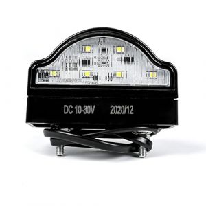 Yinaolan 1 pi&egrave;ce LED feux de plaque d'immatriculation, 12 V/24 V &eacute;tanche 6 SMD feux de plaque d'immatriculation arri&egrave;re de voiture pour voiture, remorque, camion, caravane, bateau, v&eacute;hicule ou camion (YINING-EU, neuf)