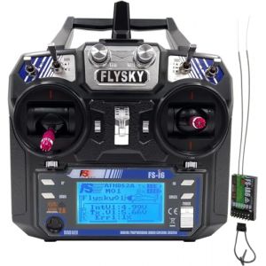 Yangers Flysky FS I6 AFHDS 2A 6 canaux &eacute;metteur r&eacute;cepteur radio 2,4 GHz + r&eacute;cepteur FS IA6 Syst&egrave;me radio pour voiture de course RC Bateau H&eacute;licopt&egrave;re Jouets (onewer, neuf)