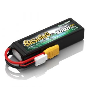 Gens ace 3S Lipo Batterie 5000mAh 11,1V 50C 3S Bashing Batterie RC avec connecteur XT90 pour la Plupart des Voitures RC à l'échelle 1/8, 1/10 (GensAce&Tattu, neuf)