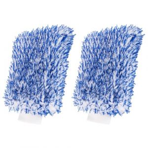 2 Pièces Gant de Lavage de Voiture en Microfibre, Gant de Nettoyage de Voiture, Gant de Nettoyage en Microfibre, Gants de Nettoyage de Voiture en Microfibre, pour le Nettoyage de Lavage de Voiture (FIBOUND EU, neuf)