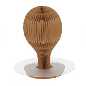JAYIOLA Présentoir à Chapeaux et Tête de Mannequin pour Salon de Beauté Ou Boutique de Foulards, Brun (QiuJQiu, neuf)