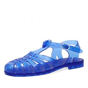 Andrés Machado - Chaussure d'été de Homme - Fabriqué en PVC Résistant - Fermeture avec Boucle - pour la Plage et la Rivière - Sandales d’Été pour Homme - Couleur Bleu Foncé - Taille 47 EU (Andrés Machado, neuf)