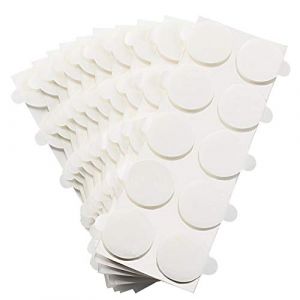 Pastilles adh&eacute;sives en mousse, &agrave; double face, fortement adh&eacute;sives, 1 mm d'&eacute;paisseur, en mousse de poly&eacute;thyl&egrave;ne, diam&egrave;tre & unit&eacute; de conditionnement au choix, pastilles adh&eacute;sives universelles pour m&eacute;tal, bois, peinture, plastique, papier, carton, etc. (Kle