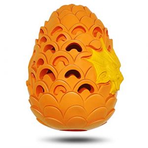2021 Jouet à mâcher pour chiens agressifs de grandes races, jouets indestructibles pour chiens de moyenne et grande taille, jouets pour animaux domestiques de 408,2 kg tension de traction Orange (M.C. works, neuf)