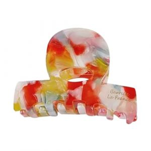 Hogvinnatil Clips de griffe, clips à griffe de cheveux,Craignes de cheveux de dents | 2,4 pouces esthétique élégante Petite non-glissement Hold Hand Half Hairclips Accessoires pour les filles (rivtandt, neuf)