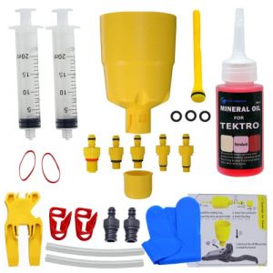 CYCOBYCO Kit de Purge pour Freins à Disque hydrauliques TEKTRO-TRP I kit de Purge avec Huile minérale hydraulique pour Freins à Disque Purge Parfaite du Frein de vélo (Cycobyco_euro, neuf)