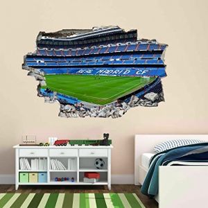 D&eacute;calque D'Art Mural Real Madrid Bernabeu Stadium Wall Art Stickers Mural Kids Bedroom Home Decor 70x110cm (Gengmingltd, neuf)