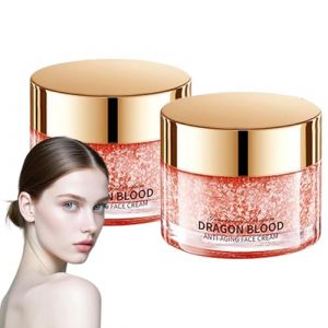 Cr&egrave;me au R&eacute;tinol Sang de Dragon, une cr&egrave;me anti-rides simple &agrave; base de Ganoderma lucidum et de sang de dragon. Anti-rides, hydratante et nourrissante, elle convient &agrave; tous les types de peau. (jiezhijuanguangzhoujieyanshangmaoyouxiangongsi, neuf)