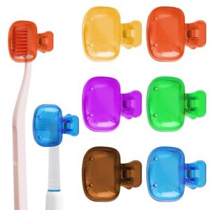 JCSJK Protege Brosse a Dent, 6pcs Capuchon de Protection Capuchons Brosse à Dents Convient Aux Brosses à Dents Manuelles et Électriques Bleu, Vert, Rouge, Orange, Marron, Violet (ShengShengXu, neuf)