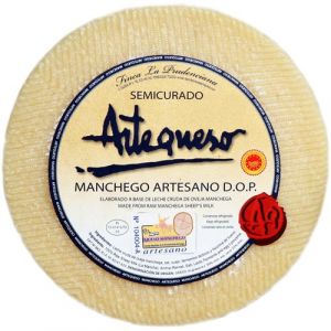 Fromage de Brebis Mi-Vieux ‘AOC Manchego’ (3,2 kg) - Artequeso (Jamonshop, neuf)