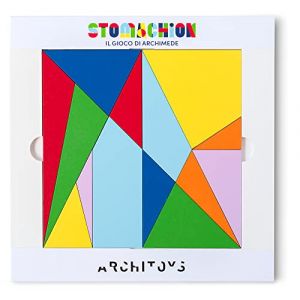 ARCHITOYS | Stomachion d&rsquo;Archim&egrave;de &ndash; Puzzle en Bois pour Adultes et Enfants &ndash; Un v&eacute;ritable Jeu de logique, Rien &agrave; Voir avec Le Tangram &ndash; (Grand) (Architoys, neuf)