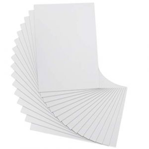 ASelected Lot de 16 Carton Plume A3, Carton Mousse 5 mm Épaisseur, Panneaux d'Affichage Sans Acide de Mousse Polystyrène, Foam Board 297 × 420, pour Publicité, Présentations, Expositions d'Art (ASelected, neuf)