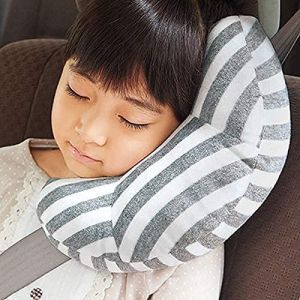 Enfant Coussin de Ceinture S&eacute;curit&eacute; Voiture Oreiller Appuie T&ecirc;te Voiture B&eacute;b&eacute; Oreiller Cervical Avion Protection Si&egrave;ge Auto Housse Coussin Epaule Coussin de Cou Voyage Coussin de Nuque Repose (LONGTENGUK, neuf)