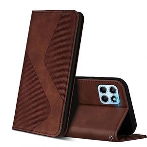 ZONNAVI Coque pour Honor 70 Lite/Honor X6 /Honor X8 5G, Premium &Eacute;tui Housse en Cuir de Protection avec [Emplacements Cartes], Clapet Folio Portefeuille pour Honor 70 Lite / X6 / X8 5G (Marron) (ZONNAVI, neuf)