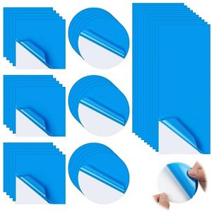 OSDUE Rustine pour Piscine, Lot de 40 rustines de r&eacute;paration Autocollantes pour Piscine, Kit de R&eacute;paration de Patch en PVC, Rustine Piscine pour r&eacute;paration de Piscine lit &agrave; Eau (PLUM-MARKETING, neuf)