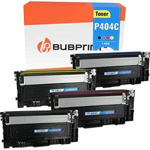 Bubprint 4 Cartouche de Toner Compatible pour Samsung CLT-P404C pour Xpress C430 C430W C480 C480FN C480FW C480W SL-C430 SL-C430W SL-C480 SL-C480FN SL-C480FW SL-C480W Multipack (DruckerpatronenExpress, neuf)