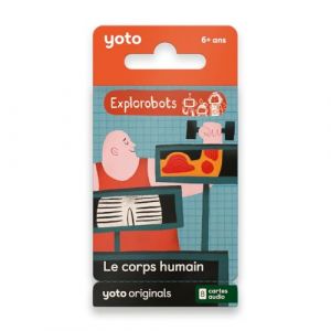 Yoto Pack Les Explorobots - Le Corps Humain, 8 Livres Audio pour Enfant en français à écouter sur conteuse et boîte à Histoires pour Enfant Yoto Player et Mini, Premiers documentaires 5-14 Ans (Yoto Limited, neuf)