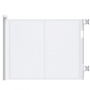 Luvore Barri&egrave;re de S&eacute;curit&eacute; R&eacute;tractable 0-140 cm, Barriere de Securite Enfant Extensible, Barriere de Securite Enroulable pour Escaliers et Couloirs scalier pour B&eacute;b&eacute;s Enfant et Chiens Blanc (Luvore-EU, neuf)