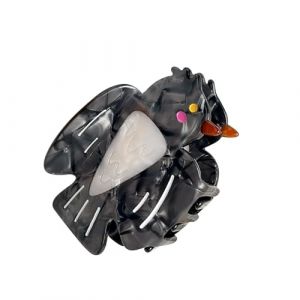 Pince &Agrave; Cheveux &Eacute;l&eacute;gante En Ac&eacute;tate Hibou De Dessin Anim&eacute; Pour Queue De Cheval Tenue Confortable Pour Femmes Et Filles (mimumaoyi, neuf)