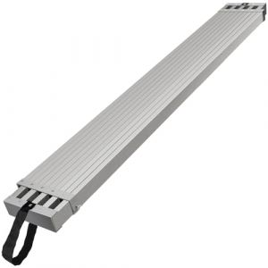 VEVOR Planche d'&eacute;chafaudage t&eacute;lescopique en aluminium, 1,83-2,74 m, planche de travail 317,5 mm largeur, 227 kg, planche d'extension avec plate-forme antid&eacute;rapante, accessoire d'&eacute;chelle d'&eacute;chafaudage (VEVOR Direct Store FR, neuf)