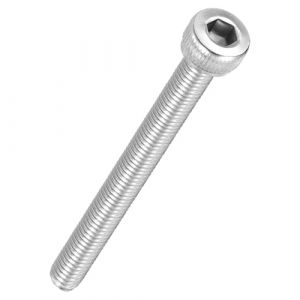 Kozelo 20Pcs Vis à Tête Cylindrique à Six Pans Creux - [M4-0.7 x 45mm] Douille Allen Entièrement Filetée en Acier Inoxydable 304 pour Moteur Électrique, Impression 3D, Argenté (kozelo, neuf)