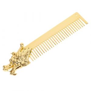 DEARMAMY Peigne À Cheveux À Huile Pour Hommes Pochoir À Barbe Modèle De Barbe Pour Hommes Outils D'Alignement De Cheveux Façonneur De Barbe Doublure De Barbe Peigne De Poche En (Liiane, neuf)