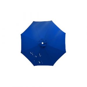 HonunGron Auvent De Remplacement pour Parasol 3.5m/3.0m/2.8m/2.7m/2.5m/2.3m/2m 6/8 Baleines, Toile De Parasol Déporté Remplacement Pour Cour, Jardin, Plage, Protection UV (Bleu Royal,6ribs-280cm) (HonunGron, neuf)