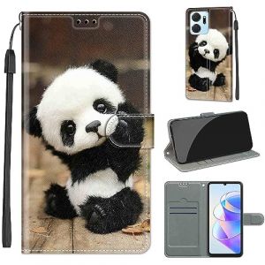 SIENIANLINE Coque pour Honor X7A, Coque Honor Play 7T,Etui Protection Housse Premium en Cuir de Portefeuille en Cuir Fermeture Magn&eacute;tique Flip Case pour Honor X7A / Honor Play 7T (DIKAS, neuf)