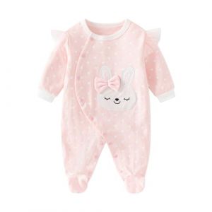 Grenouillère pour bébé garçon nouveau-né vêtements garçons coton à manches longues Body Combinaison 0-12 mois (WYTbaby-EU, neuf)
